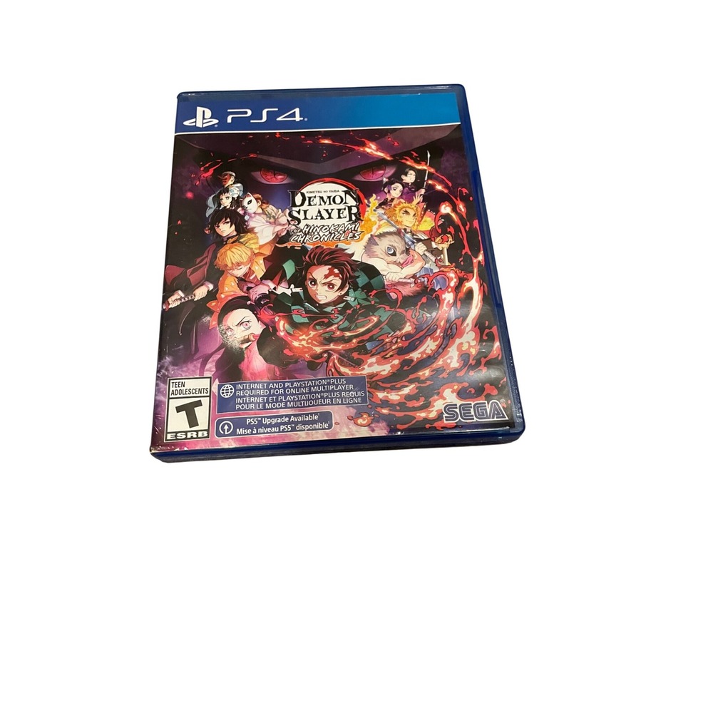 Demon Slayer The Hinokami Chronicles Sony PlayStation 4 PS4 SEGA Anime Game Disc
